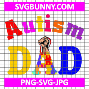 Autism Dad SVG, Father's Day SVG, Autism SVG