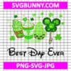 Best Day Ever SVG, Snacks St Patrick Day SVG, Green Carnival Food SVG, Disney Lucky Clover SVG, PNG, DXF, EPS, Carnival SVG