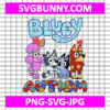 Bluey And Friends Autism SVG, Cartoon Autism SVG, Autism Awareness SVG, Bluey Heart SVG