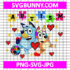 Bluey Cartoon Autism SVG, Bluey SVG, Cartoon SVG