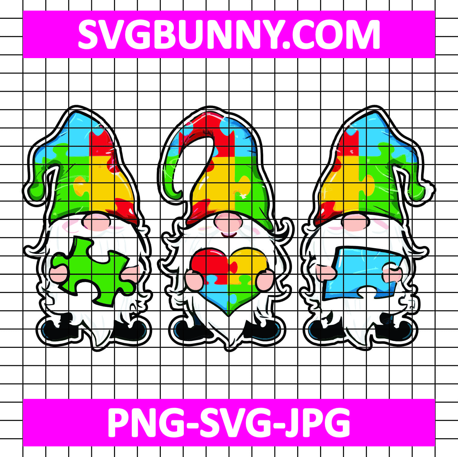 Cute Gnome With Puzzle Pieces Heart SVG, Autism Gnomes SVG, Autism SVG, Cute Gnome SVG I’ll support Autism SVG Cute Gnome With Puzzle Pieces Heart SVG, Autism Gnomes SVG, Autism SVG, Cute Gnome SVG