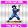 Dragon Ball Goku Dodgers Player PNG, Goku Baseball PNG, Dragon Ball SVG, Goku Dodgers Player SVG, Anime SVG