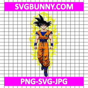 Dragon Ball Z PNG, Goku Dragon Ball PNG, Dragon Ball Z SVG, Dragon Ball SVG, Anime SVG, Goku Dragon Ball Z SVG