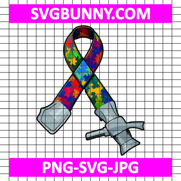 Fire Hose Awareness Ribbon SVG, Lovely Fire Hose SVG, Autism SVG, Game SVG