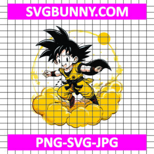 Goku Cloud SVG, Dragon Ball Super Manga Anime SVG, Goku Dragon Ball SVG, Super Dragon Ball SVG