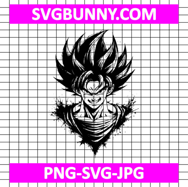 Goku Dragon Ball SVG, Dragon Ball SVG, Dragon Ball PNG, Goku SVG PNG, Anime SVG