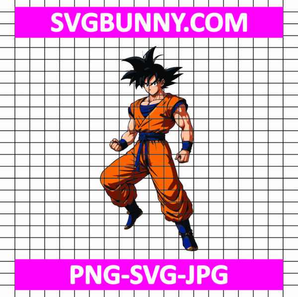 Goku Dragon Ball SVG, Goku SVG, Dragonball SVG, Anime SVG, Goku Dragon Ball Z SVG