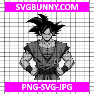 Goku Dragonball Z SVG, Dragonball SVG, Anime SVG, Dragonball Z SVG