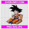 Goku SVG, Goku Ice Coffee SVG, Goku Dragon Ball Drinks Coffee SVG, Goku PNG, Goku JPG, EPS, DEF