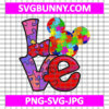 Love Autism SVG, Autism Disney SVG, Mickey Mouse Autism SVG, Autism Awareness SVG, Autism Puzzle SVG, Autism Heart Puzzle SVG