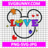 Love Mouse Autism SVG, Character Autism SVG, Autism Support SVG