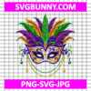 Mardi Gras Mask SVG, Venice Carnival SVG, Carnival Mask SVG