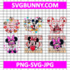 Mickey Mouse Bundle SVG, Mickey Mouse Valentine’s Day SVG, Mickey and Minnie SVG, Valentine Heart SVG