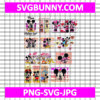 Micky Mouse Bundle SVG, Micky Mouse Valentine's Day SVG, Micky and Friends SVG, Micky and Minnie SVG, Mickey Heart SVG