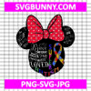 Minnie Mouse Autism SVG, Autism Puzzle SVG, Autism Awareness SVG, Autism Clipart, Puzzle Pieces SVG File, Instant Download