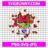 Minnie Mouse Head Puzzle Autism SVG, Minnie Mouse Autism SVG, Cartoon Autism SVG