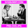 Trump and Elon Chess Match SVG, President SVG, Trump SVG