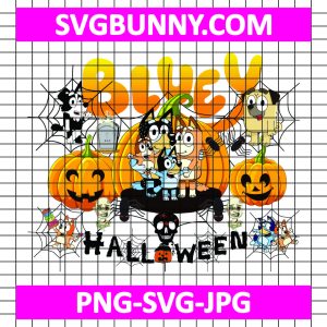 Bluey PNG, Disney Halloween PNG, Halloween SVG, Pumpkin PNG, Puppies PNG