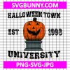 Halloweentown Est 1998 PNG, Pumpkin PNG, Halloween SVG, Horror SVG