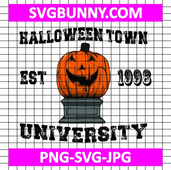 Halloweentown Est 1998 PNG, Pumpkin PNG, Halloween SVG, Horror SVG