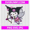 Kuromi Cupid SVG, Kuromi SVG, Cartoons SVG, Kitty PNG, Kuromi EPS, DXF