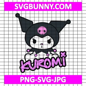 Kuromi SVG, Cute Kuromi Kawaii Kitty SVG, Cartoon SVG, Kitty SVG, PNG