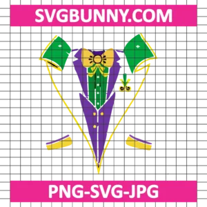 Mardi Gras Costume Tuxedo SVG, Carnival Parade SVG, Carnival SVG, Custom Family SVG