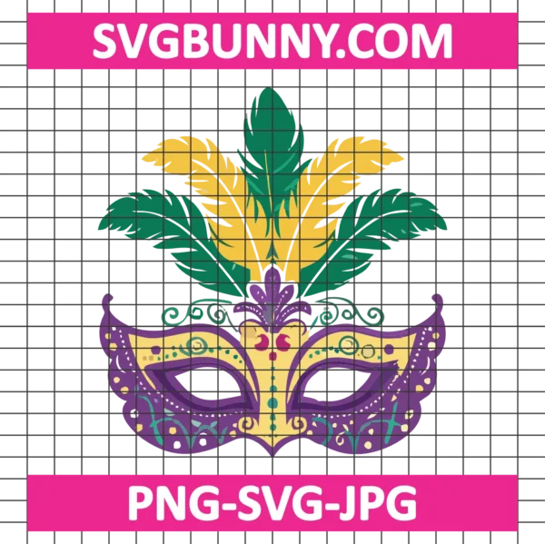 Mardi Gras Mask SVG, Mardi Gras SVG, Carnival Mask SVG, Face mask SVG