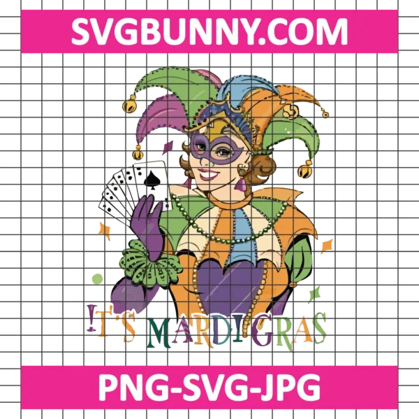 Mardi Gras Queen Svg, Funny Carnival Svg, Carnival SVG, Festival Mardi Gras Svg