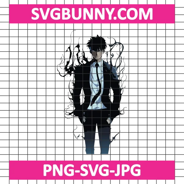 Solo Leveling SVG, Anime SVG, JinWoo SVG, Manga SVG