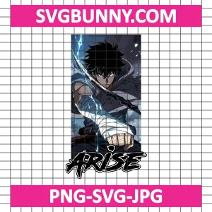 Sung Jin-woo Arise SVG, Solo leveling SVG, Anime SVG, Solo Leveling