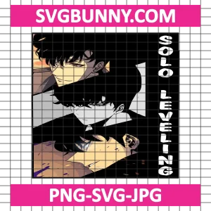 Sung JinWoo Solo Leveling SVG, Solo Leveling SVG, Anime SVG, Shadow Monarch SVG, PNG, DXF, EPS